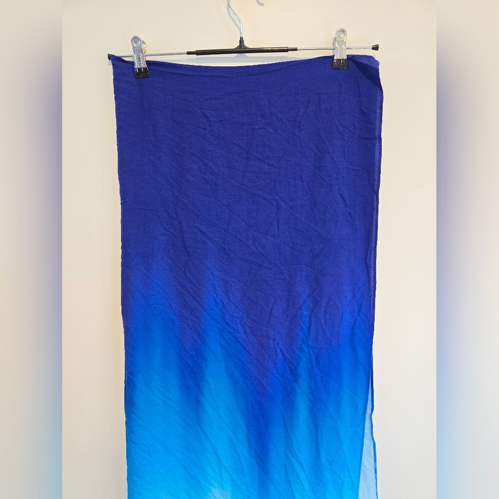La Blanca Elegant Blue Ombre Swim Cover-Up OS Nwot - Picture 3 of 6